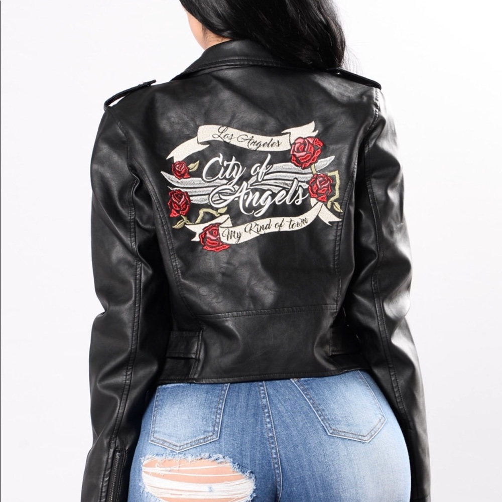 Fashion Nova | City Of Angels Leather Jacket